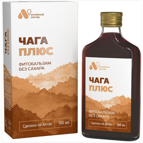 Бальзам "Чага +" (без сахара) 100мл