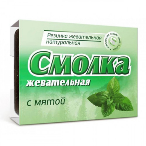 Смолка жевательная с мятой (лиственничная) 0,8г