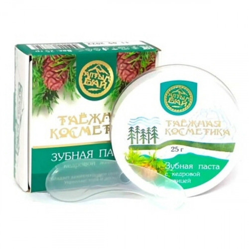 Зубная паста с кедровой живицей 25г