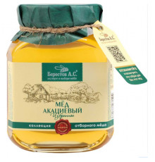 Мёд "Берестов А.С." Акация ст.банка 500г