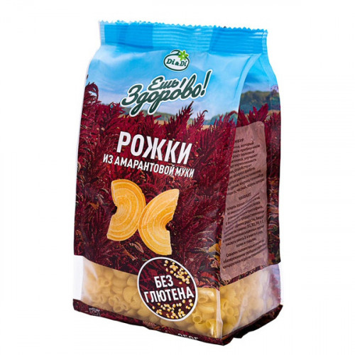 Макароны из амарантовой муки Di&Di "Рожки" б/глютена 250г