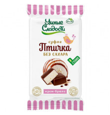 Суфле нежное "УмСладости" "Птичка умная" крем-брюле 215г