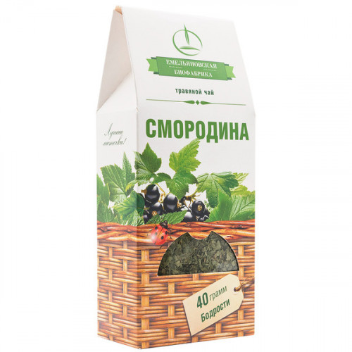 Чайный напиток травяной смородина 40г
