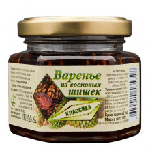 Варенье сосновых шишек стекло 130г