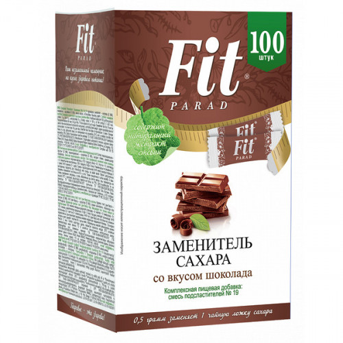 ФитПарад № 19 Шоколад (стики 100шт) 50г
