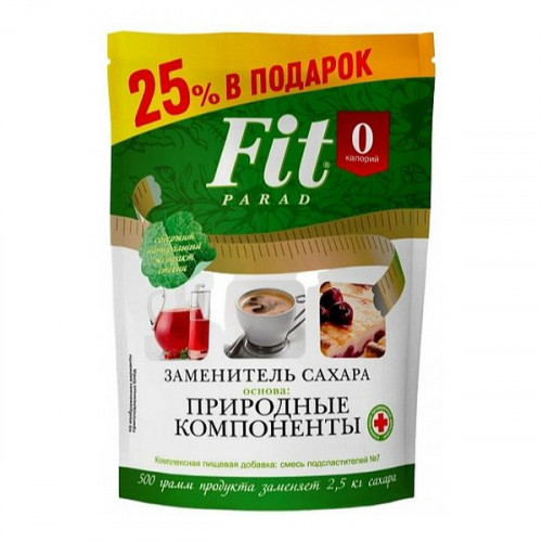 ФитПарад № 7 - 500г эритритол ДОЙ-ПАК