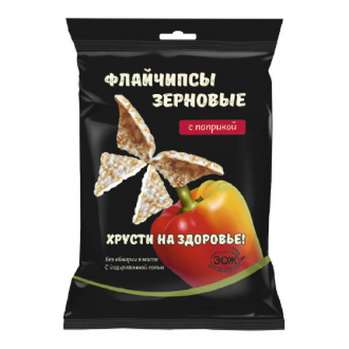 Флайчипсы зерновые с паприкой 40г