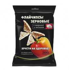 Флайчипсы зерновые с паприкой и чесноком 40г