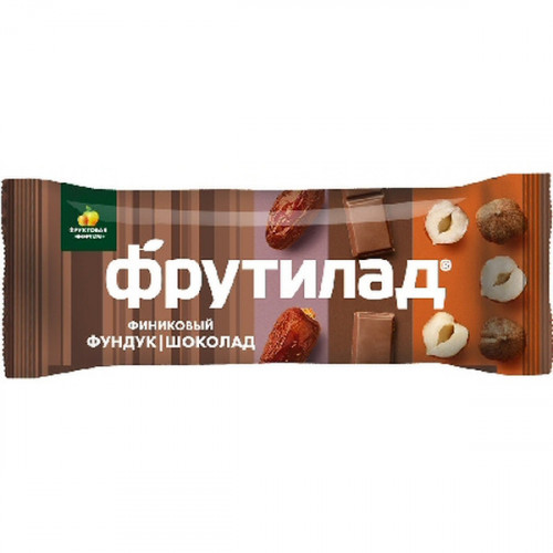 Батончик "Фрутилад" финиковый с фундуком и шоколадом 42г