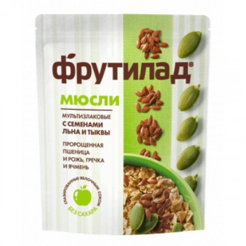 Мюсли мультизлаковые с семенами льна и тыквы 310г
