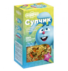Супчик с макарошками, морковкой и кабачками 160г
