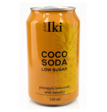 Лимонад CocoSoda ананас на основе кокоса iki 330мл