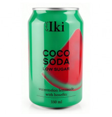 Лимонад CocoSoda арбуз на основе кокоса iki 330мл