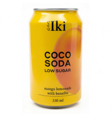 Лимонад CocoSoda манго на основе кокоса iki 330мл