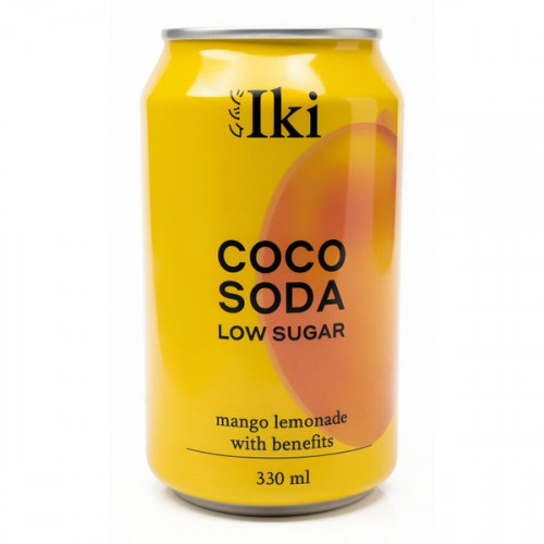Лимонад CocoSoda манго на основе кокоса iki 330мл
