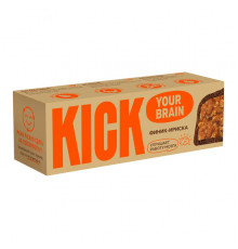 Батончик "KICK brain" финик-ириска в шоколаде 45г