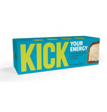 Батончик "KICK energy" кокос в карамельном шоколаде 45г