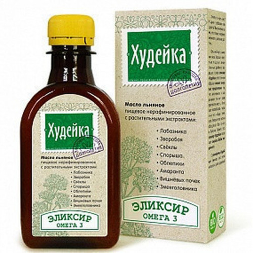 Эликсир "Худейка" на льняном масле 200мл