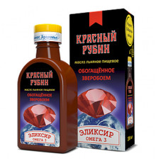 Эликсир "Красный Рубин" на льняном масле 200мл