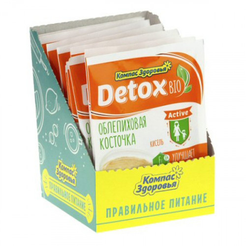 Кисель detox bio Active Облепиховая косточка 10пак. 250г