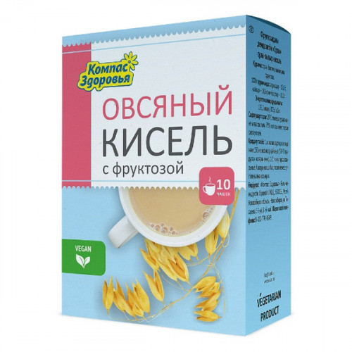 Кисель овсяный с фруктозой 150г