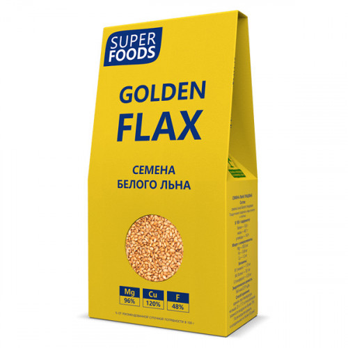 Лён белый семена "Golden flax seeds" 150г