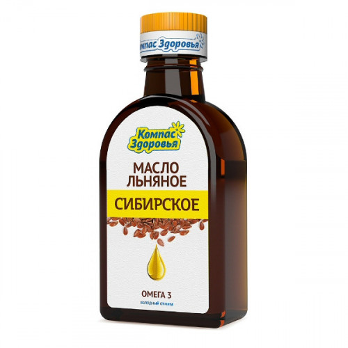 Масло льняное "Сибирское" 200мл