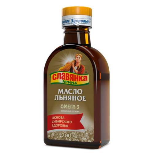 Масло льняное "Славянка Арина" 200мл
