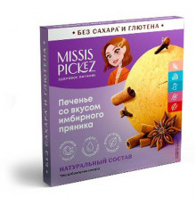 Печенье Квадрат (to go) Имбирный пряник Missis Pickez 40г