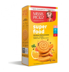 Печенье Superfood апельсин и морковь Missis Pickez 100г