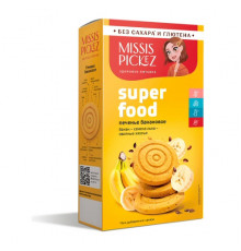 Печенье Superfood банановое Missis Pickez 100г