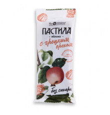 Пастила Яблочная с грецким орехом 50г