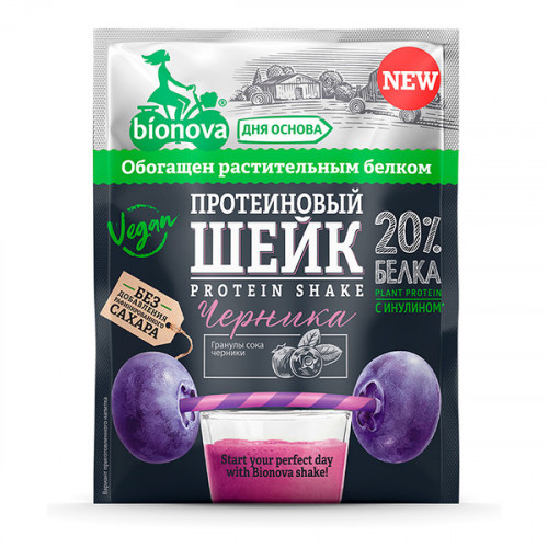 Шейк протеиновый с Черникой "Bionova" 25г
