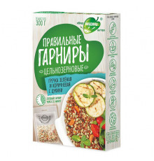 Гречка зеленая и коричневая с цукини Образ жизни, 300 г