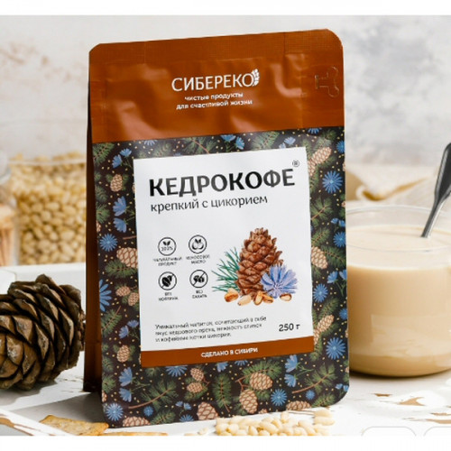 Кедрокофе Цикорий, крепкий Apic 250г