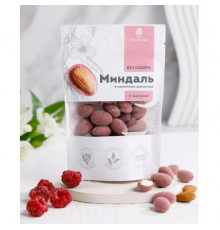 Миндаль в молочном шоколаде с малиной б.сахара 60г