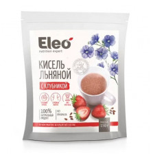 Кисель льняной с клубникой 150г