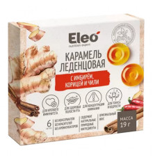 Леденцы карамель с имбирем, корицей и чили Без сахара (блистер) 19г