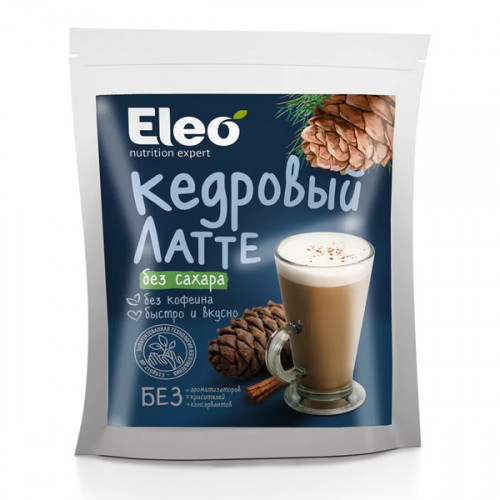 Напиток кедровый Латте без сахара Eleo 150г