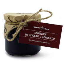 Конфитюр из клюквы с брусникой 240г