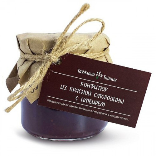 Конфитюр из красной смородины с имбирем 240г
