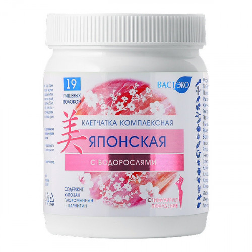 Клетчатка комплексная "Японская" с водорослями, п.банка 200г