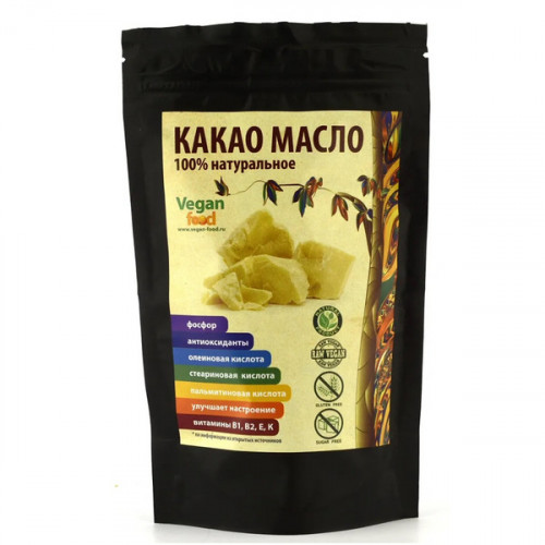 Какао масло Премиум натуральное 100г