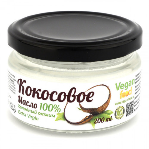 Масло кокосовое н.раф. 200мл