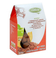 Печенье рисовое с кукурузной мукой, тыкв семечками и яблоком Vitlen 200г