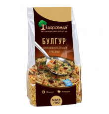 Булгур с белыми грибами и овощами 250г