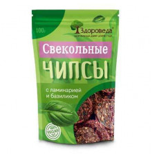 Чипсы свекольные с ламинарией и базиликом «Здороведа» 100 г