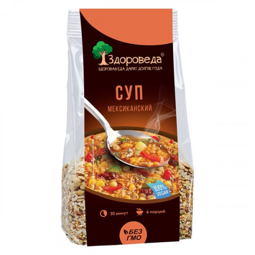 Суп Мексиканский с рисом и кукурузой 250г