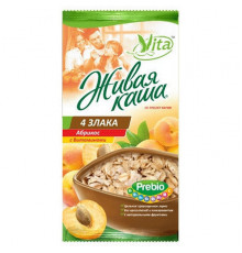 Каша живая "Vita" "4 злака" с абрикосом 210г